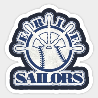 Defunct Erie Sailors Baseball Team Sticker